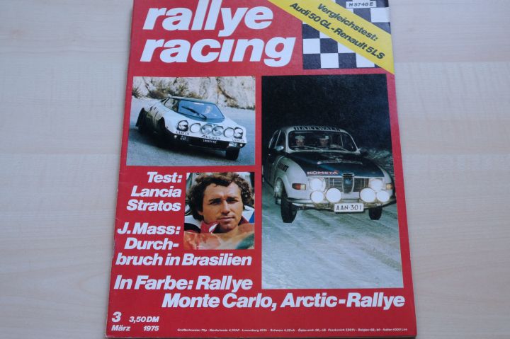 Deckblatt Rallye Racing (03/1975)